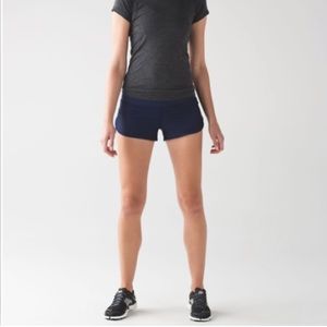 Lululemon Mesh Speed Short Navy Size 4
